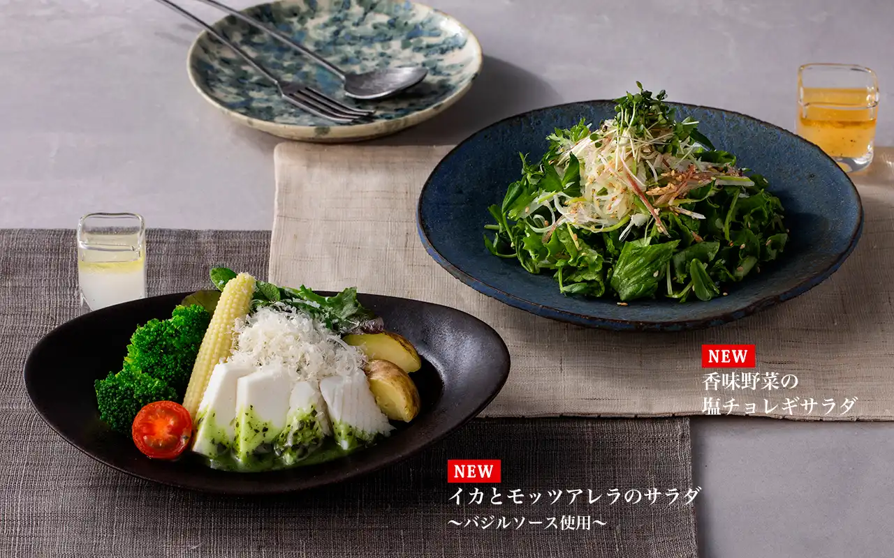 国産野菜のサラダ